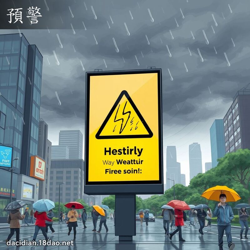 预警 - 国语大辞典配图