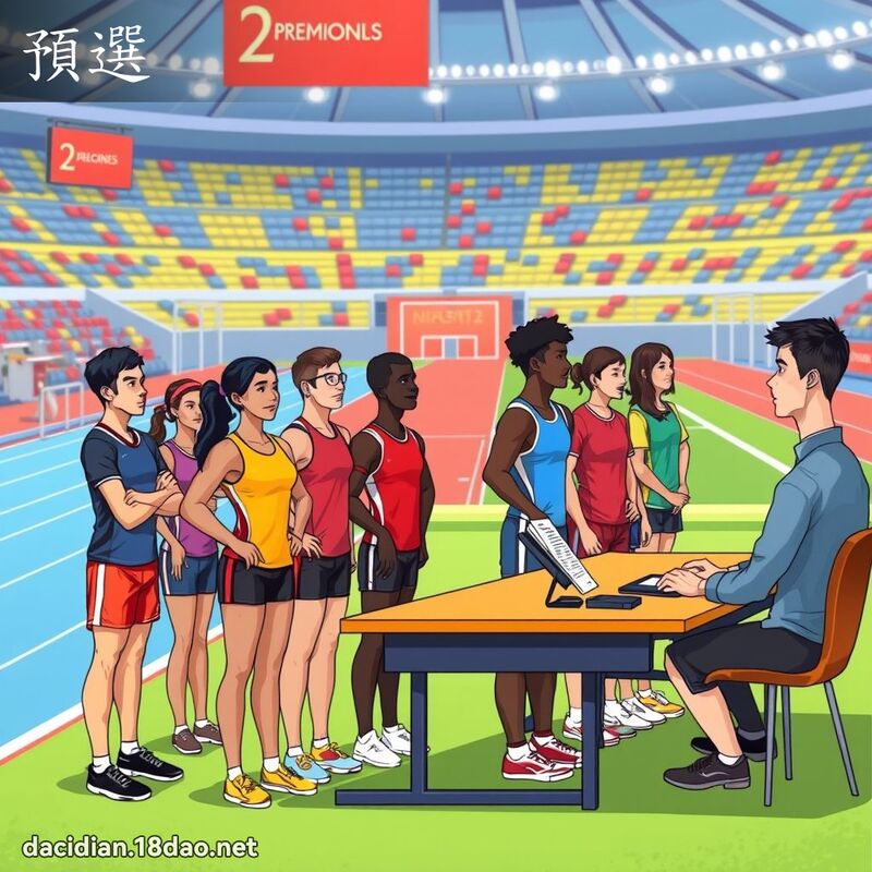 預選 - 國語大辭典配圖