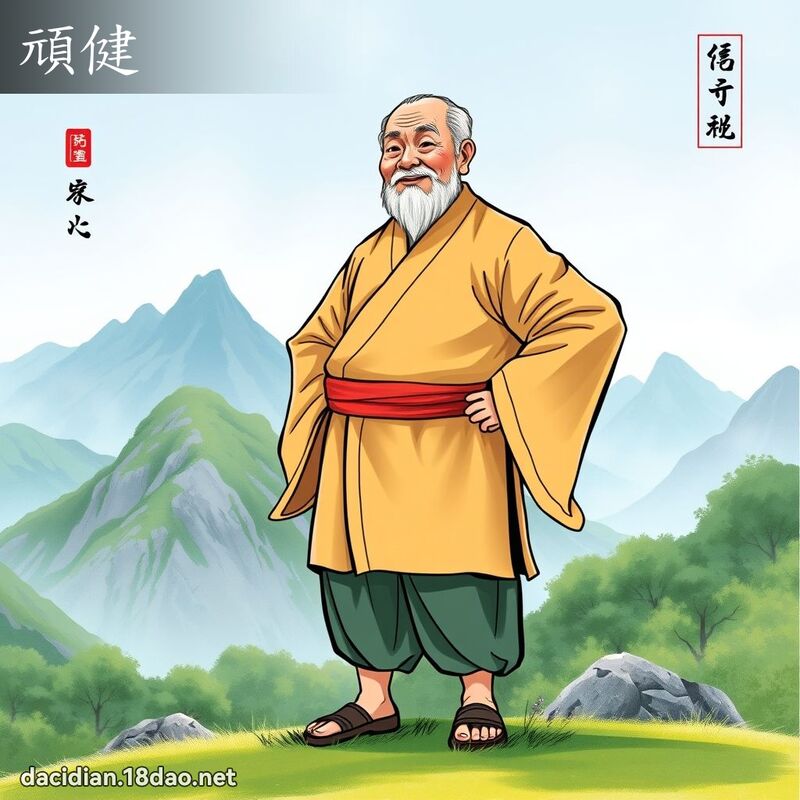 顽健 - 国语大辞典配图