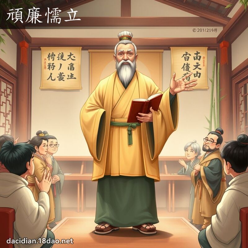 頑廉懦立 - 國語大辭典配圖