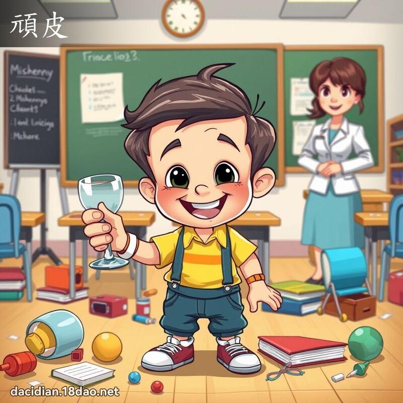 頑皮 - 國語大辭典配圖