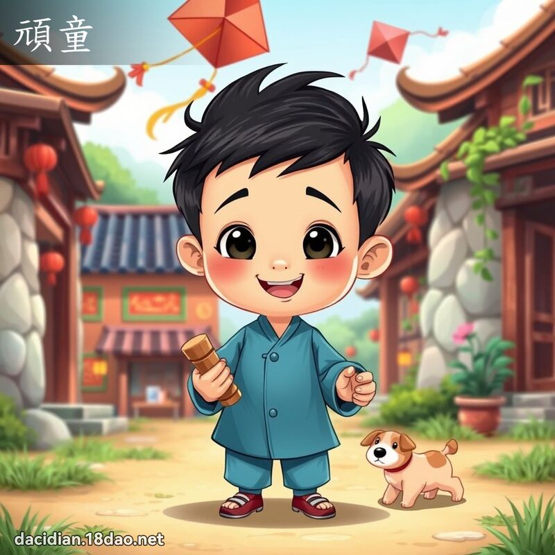 頑童 - 國語大辭典配圖