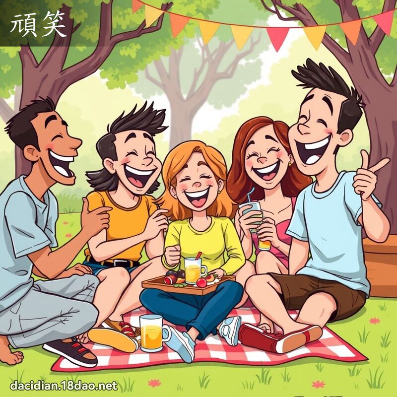 頑笑 - 國語大辭典配圖