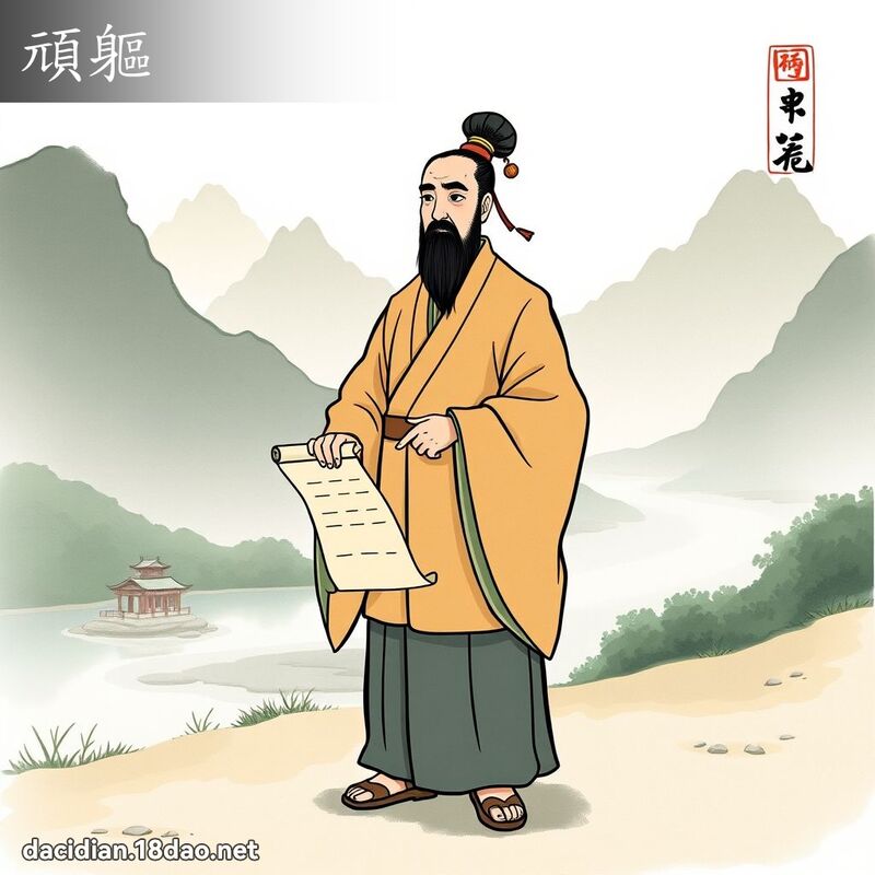 顽躯 - 国语大辞典配图