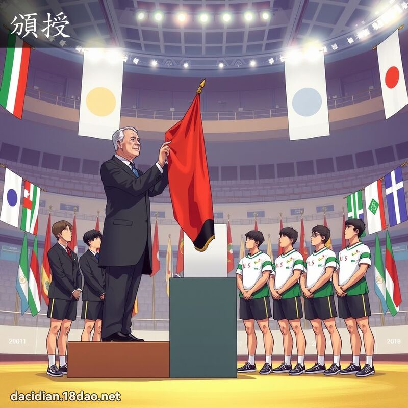 颁授 - 国语大辞典配图