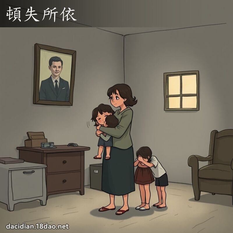 頓失所依 - 國語大辭典配圖