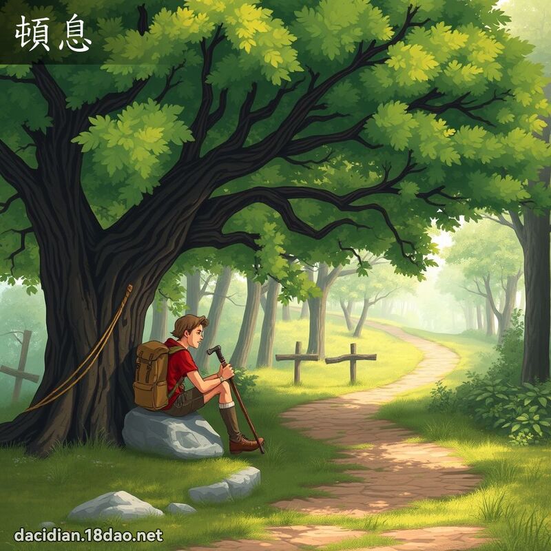 顿息 - 国语大辞典配图