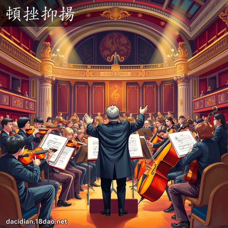 頓挫抑揚 - 國語大辭典配圖