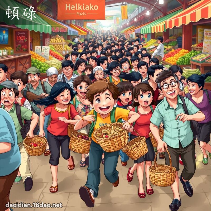 顿碌 - 国语大辞典配图