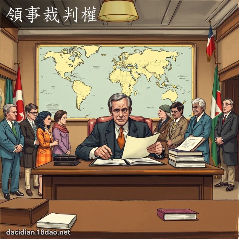 领事裁判权 - 国语大辞典配图