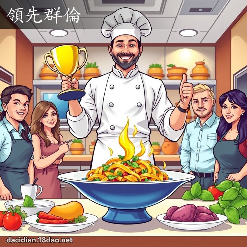 领先群伦 - 国语大辞典配图