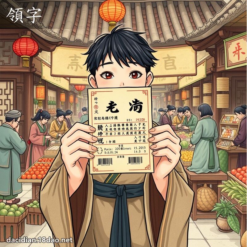 領字 - 國語大辭典配圖