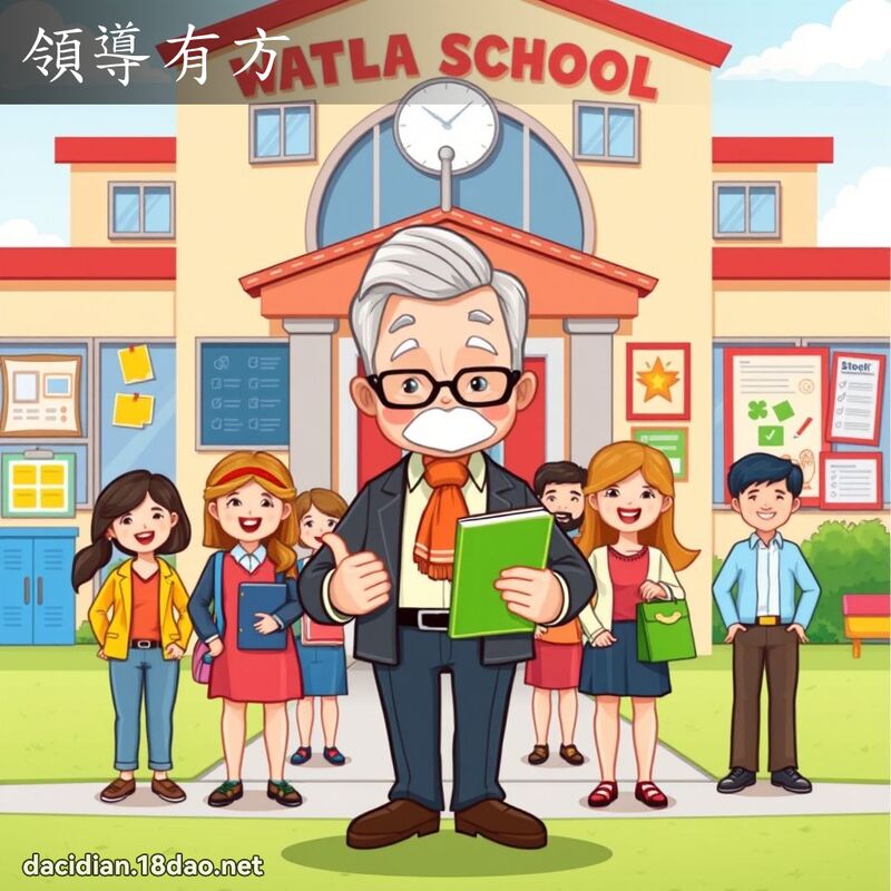 領導有方 - 國語大辭典配圖