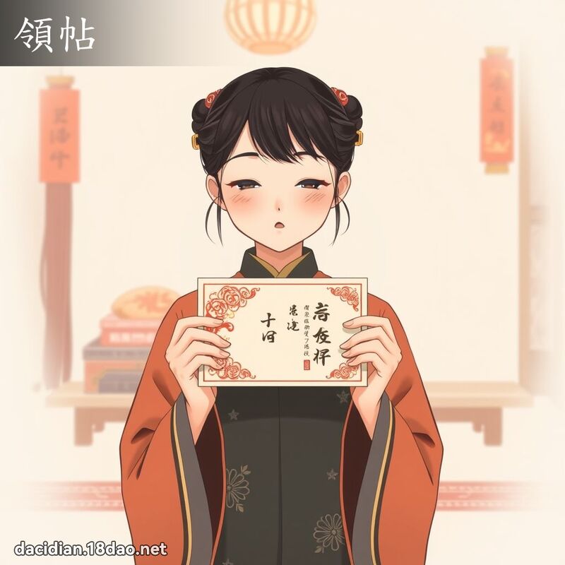 領帖 - 國語大辭典配圖