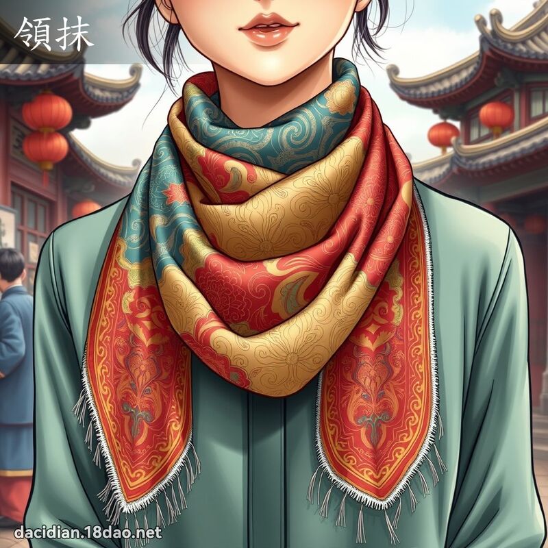 領抹 - 國語大辭典配圖