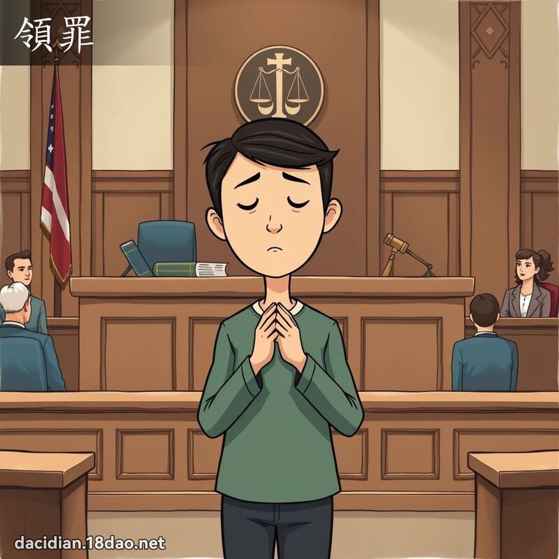 領罪 - 國語大辭典配圖