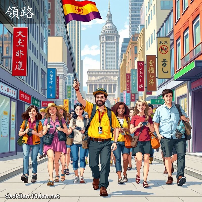 领路 - 国语大辞典配图
