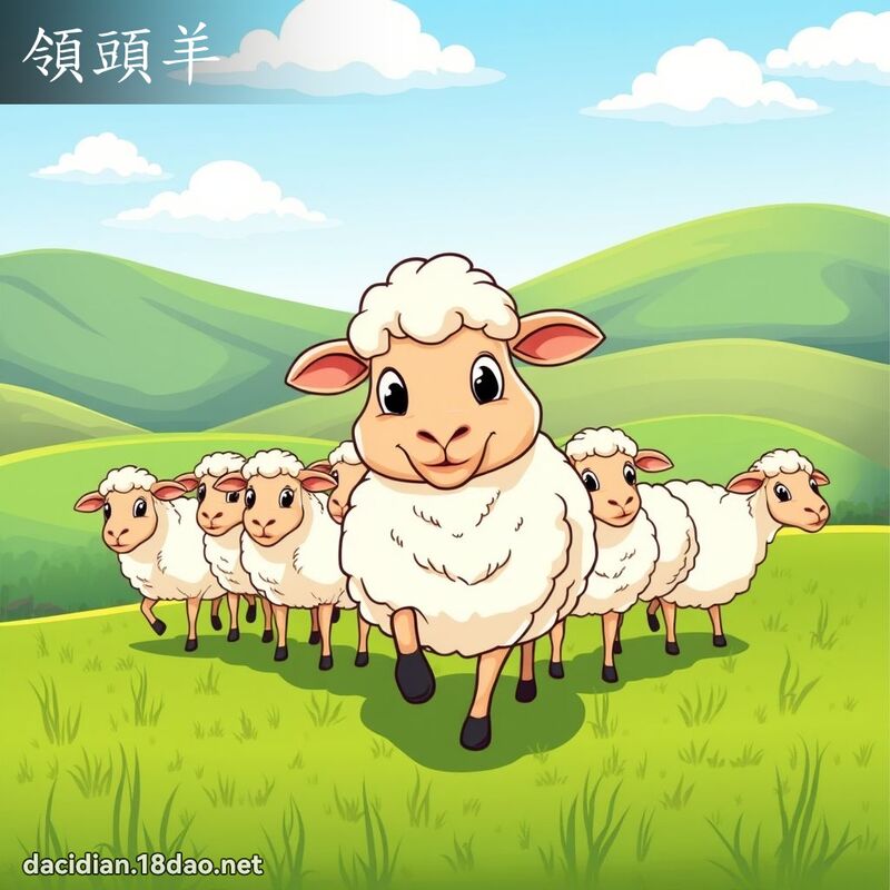 领头羊 - 国语大辞典配图