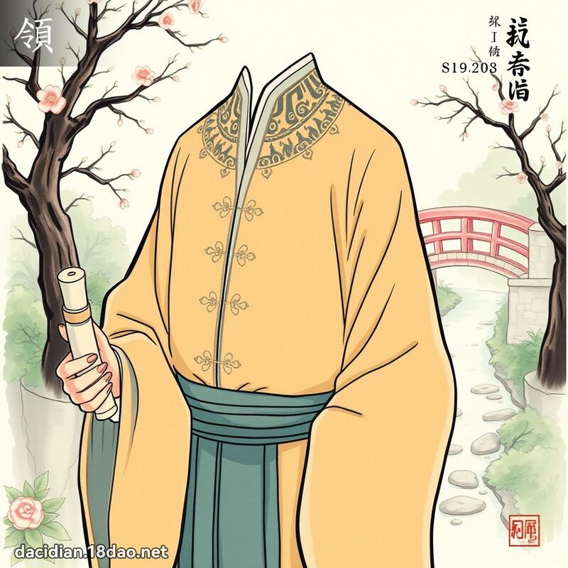領 - 國語大辭典配圖