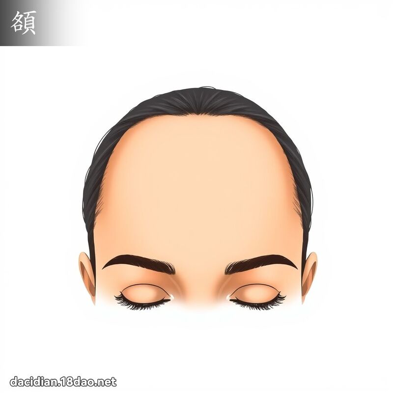 頟 - 國語大辭典配圖