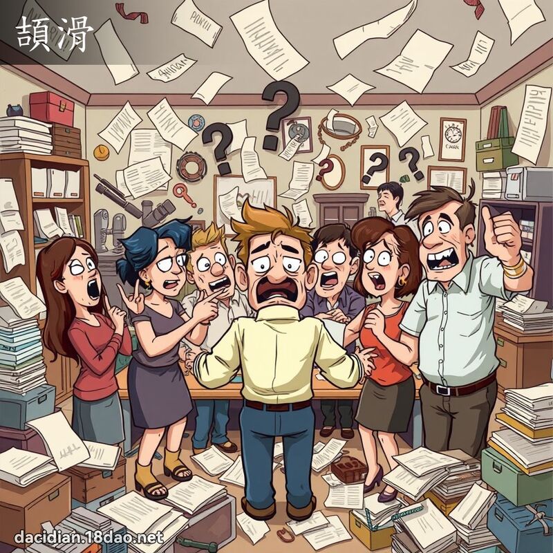 頡滑 - 国语大辞典配图