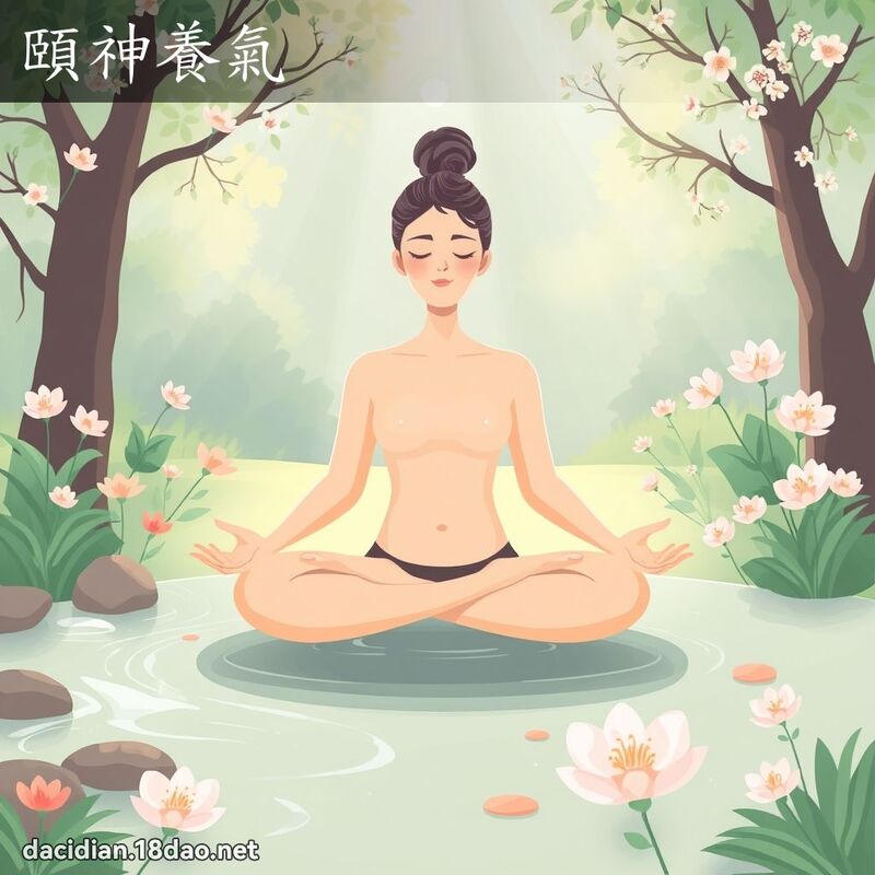 頤神養氣 - 國語大辭典配圖
