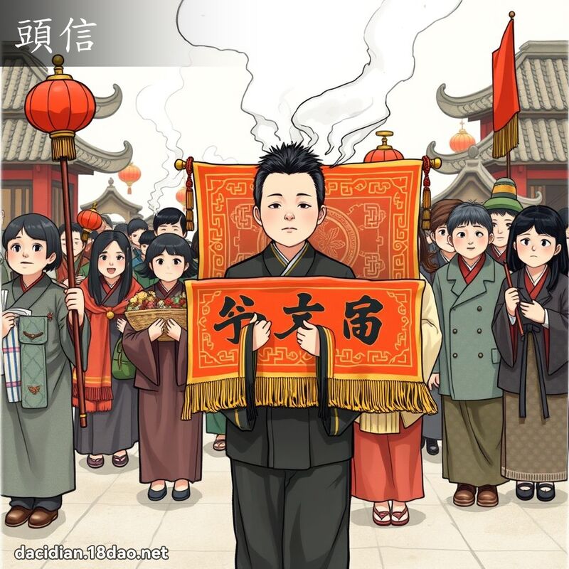 頭信 - 國語大辭典配圖