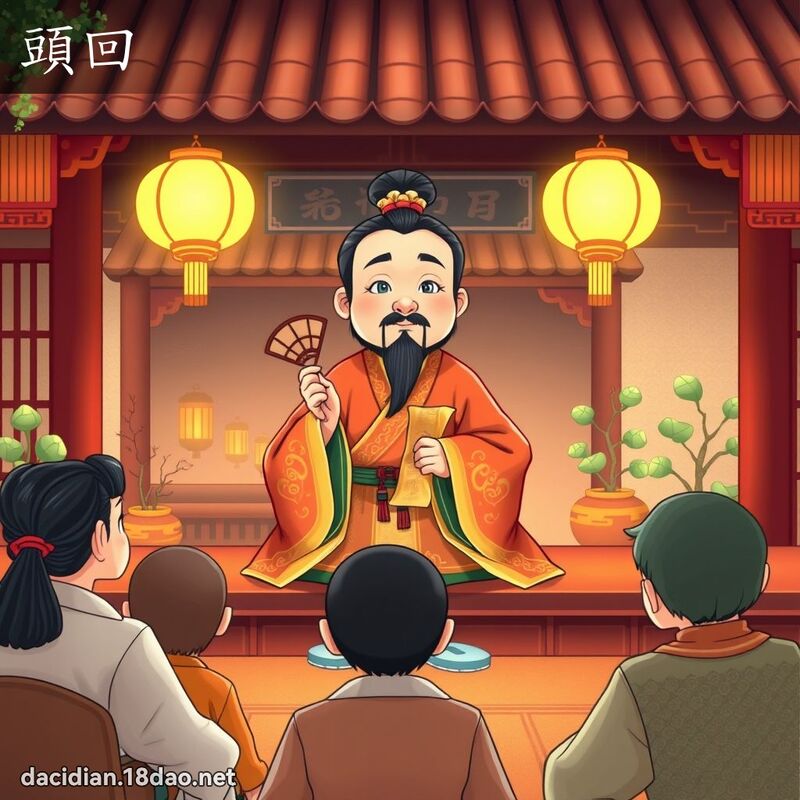 頭回 - 國語大辭典配圖