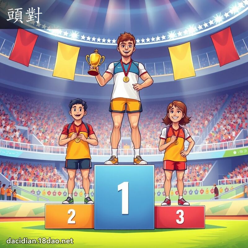 頭對 - 國語大辭典配圖