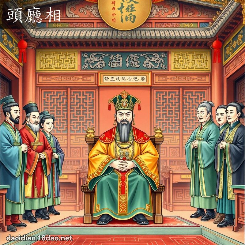 頭廳相 - 國語大辭典配圖