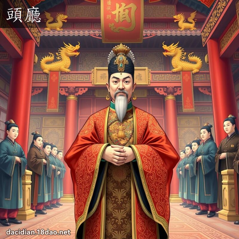 頭廳 - 國語大辭典配圖