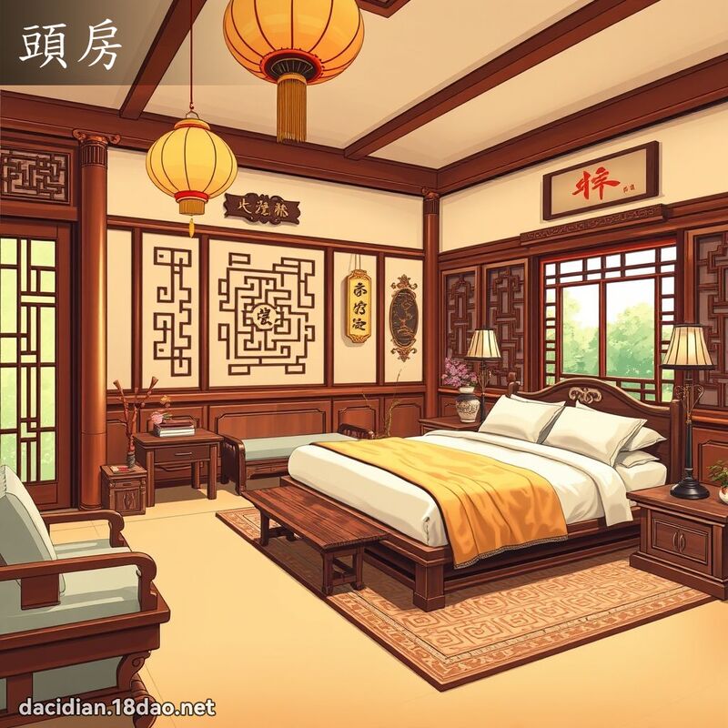 頭房 - 國語大辭典配圖