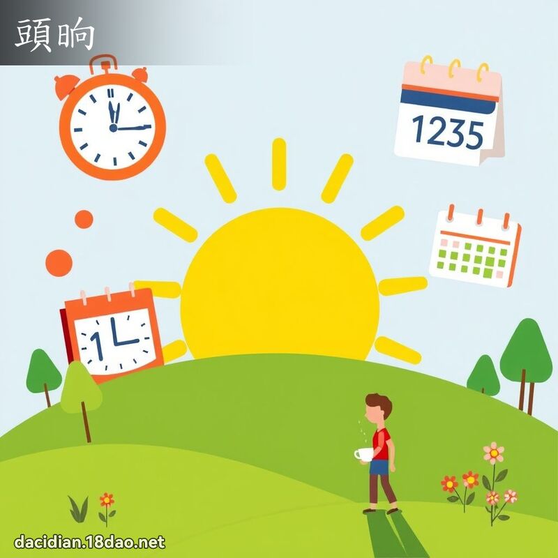 頭晌 - 國語大辭典配圖