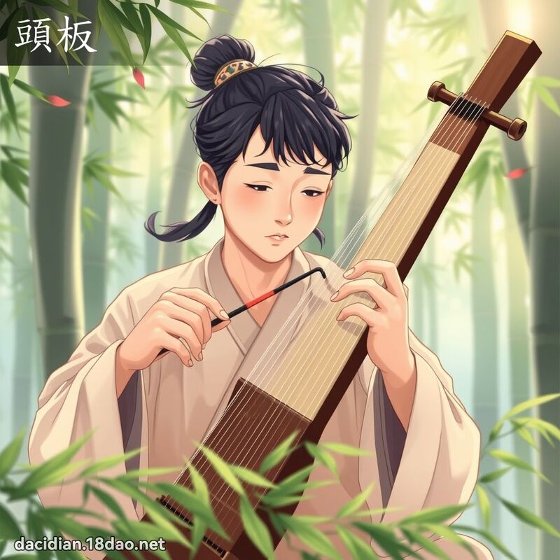 頭板 - 國語大辭典配圖
