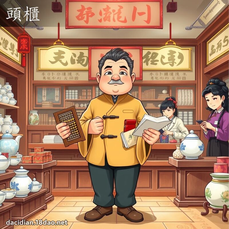 頭櫃 - 國語大辭典配圖