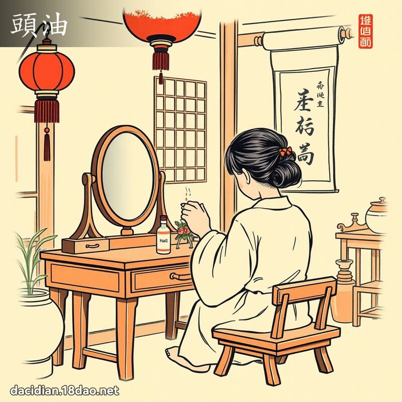頭油 - 國語大辭典配圖