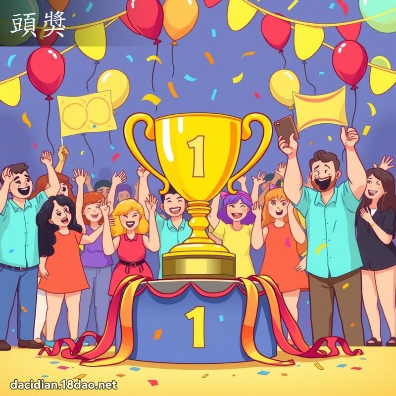 头奖 - 国语大辞典配图