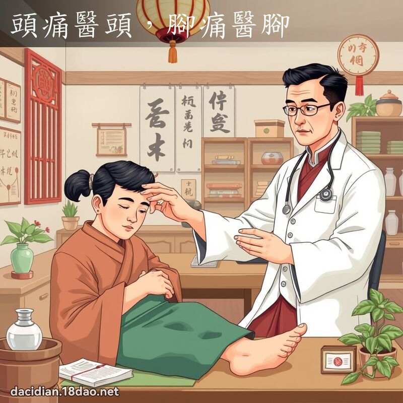 头痛医头，脚痛医脚 - 国语大辞典配图