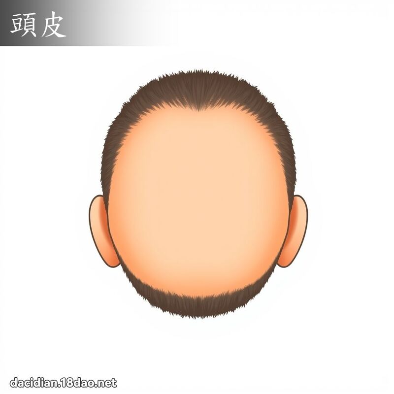 头皮 - 国语大辞典配图