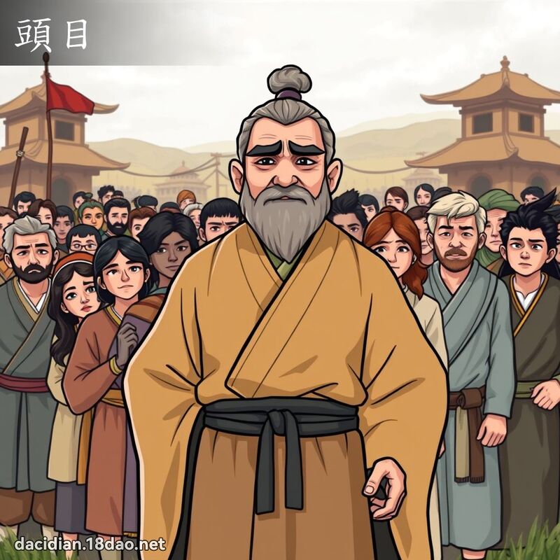 頭目 - 國語大辭典配圖