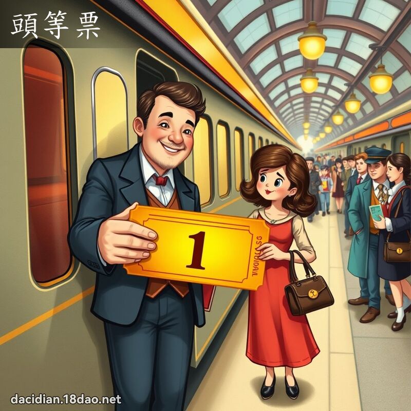 头等票 - 国语大辞典配图