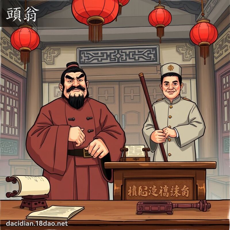 頭翁 - 國語大辭典配圖