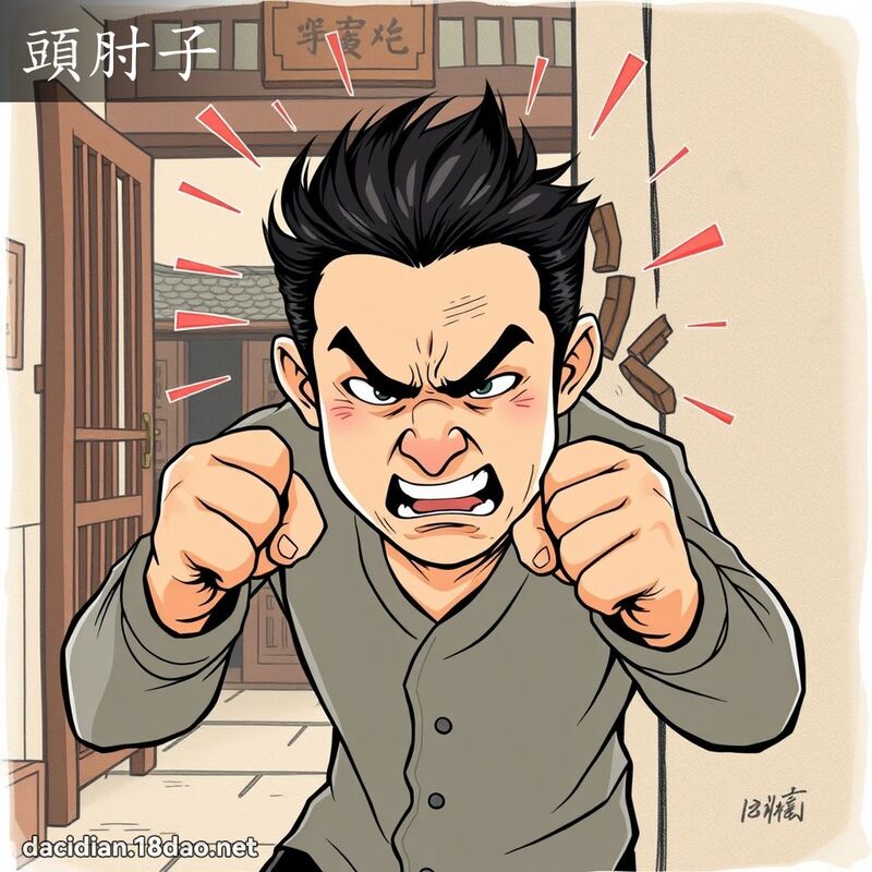 頭肘子 - 國語大辭典配圖