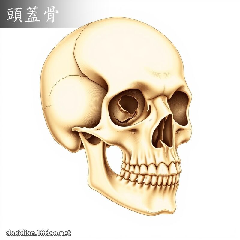 头盖骨 - 国语大辞典配图