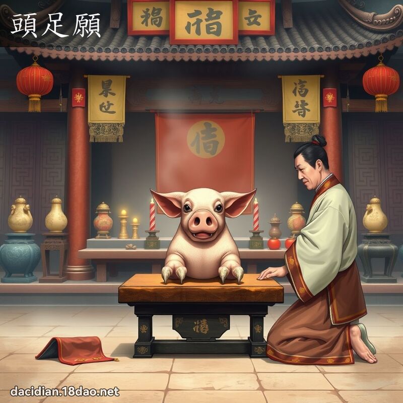 头足愿 - 国语大辞典配图