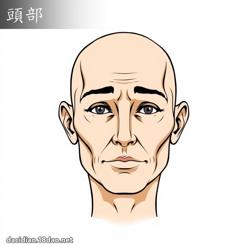 頭部 - 國語大辭典配圖