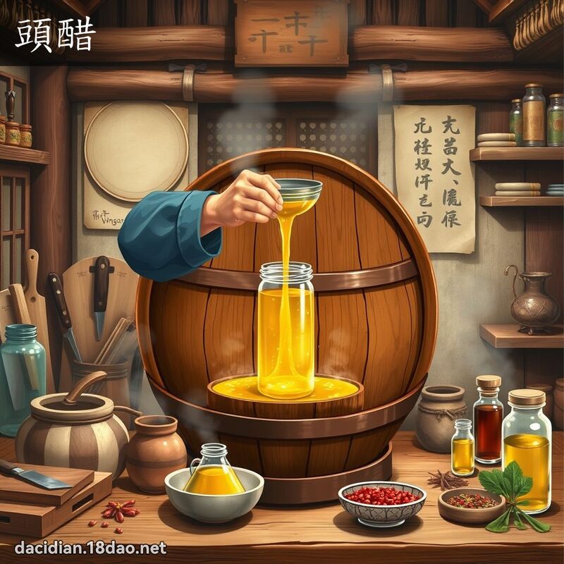 头醋 - 国语大辞典配图