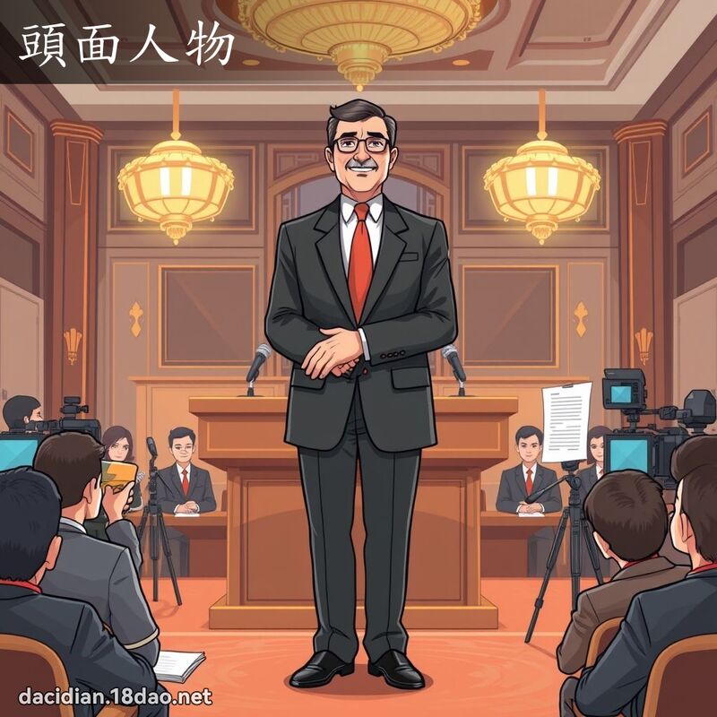 头面人物 - 国语大辞典配图
