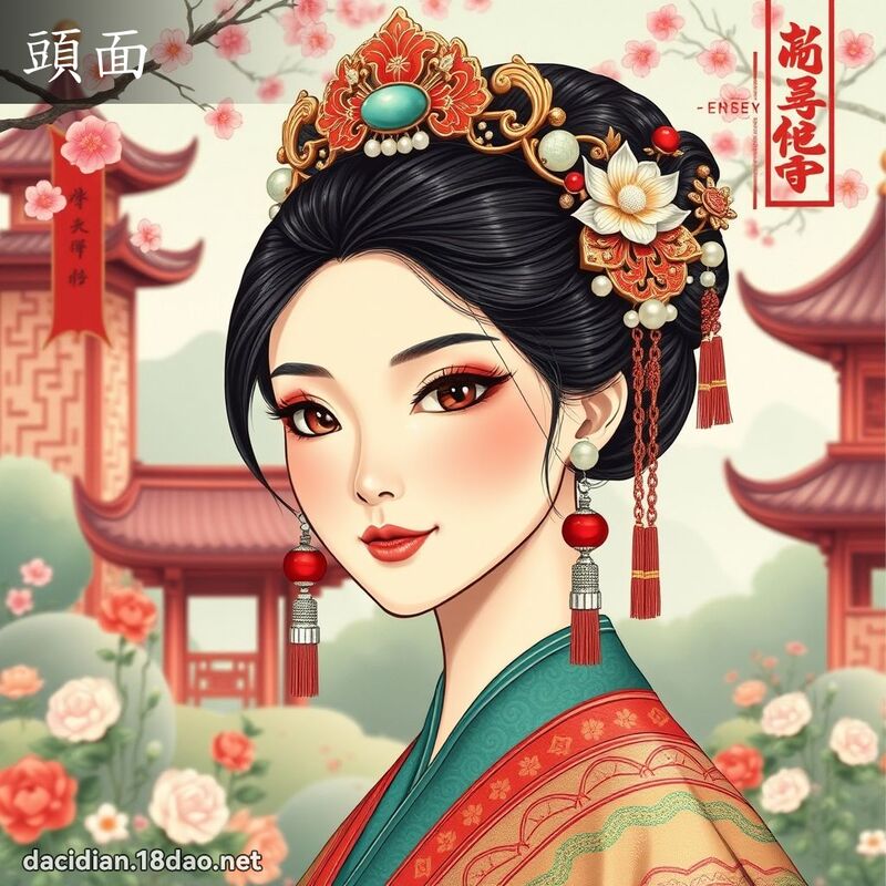 头面 - 国语大辞典配图