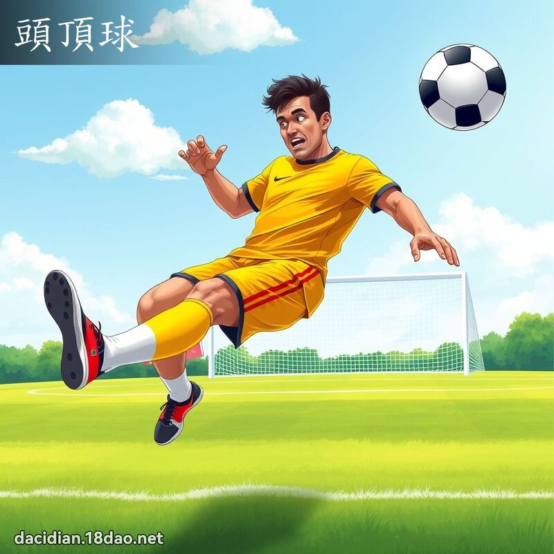 頭頂球 - 國語大辭典配圖